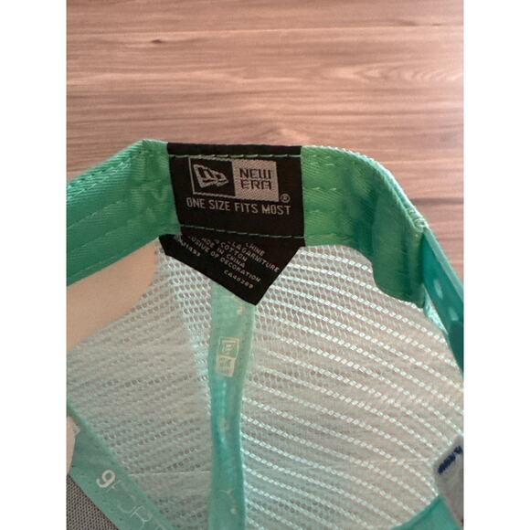 New Era LA Dodgers Mesh Trucker Hat Turquoise - Picture 3 of 5